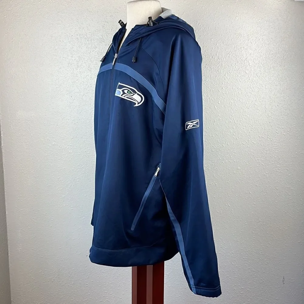 NFL Seattle Seahawks Full Zip Jacket Size L EUC